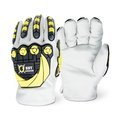 Cut Warrior Hi-Vis Cut Resistant Impact Gloves (1 Pair), A6 Cut Level, Size S 2896 (S)